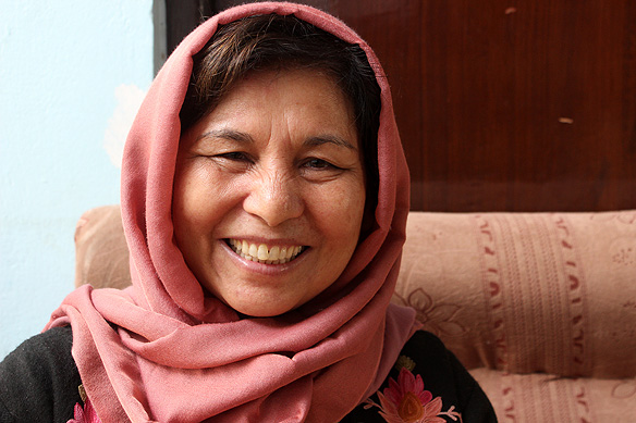 Taiba Rahim, President of the Nai Qala Association, was running a series of teacher training workshops in Bamyan the day I met her.