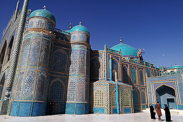 Hazrat-e Mazar in Mazar-e Sharif is Afghanistan's most sacred site.