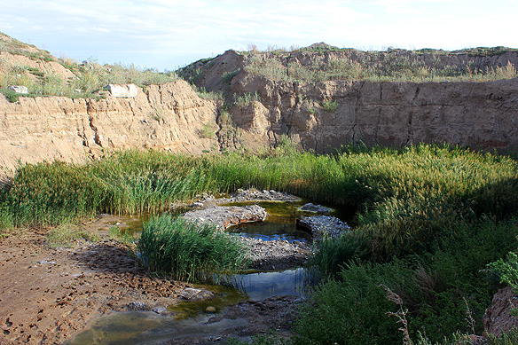 Inter-Continental Ballistic Missile (ICBM) launchers formed part of Polygon’s experiments. The ones in this image were used to check their effectiveness if ever surrounded by explosions in a real war scenario.