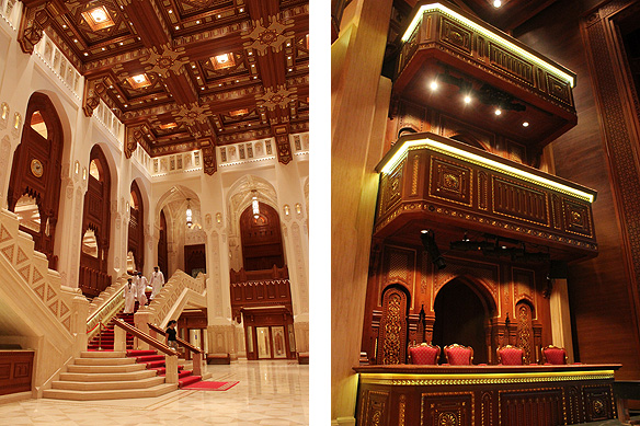 State-of-the-art Royal Opera House Muscat, with a seating capacity of 1,100 people, was late Sultan Qaboos' gift to the city, along with the Grand Mosque.