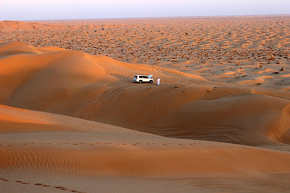 The Empty Quarter [Rub' al Khali] is the largest stretch of continuous sand in the world.