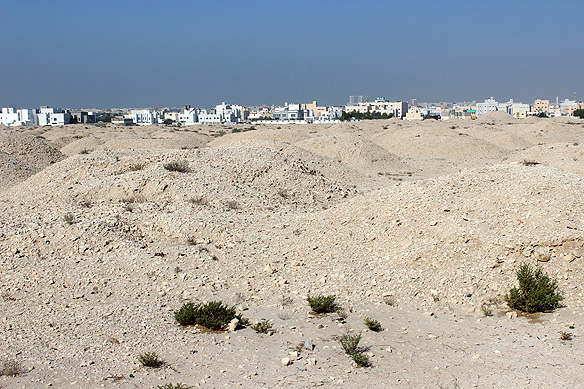 A'ali East Burial Mound Field.