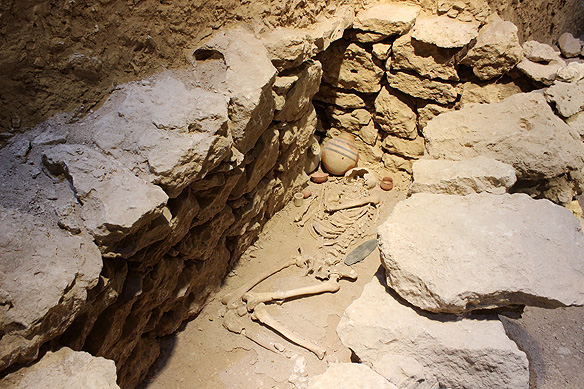 Relocated UNESCO-listed Late Type Dilmun Burial Mound built between 2050 and 1750 BC.