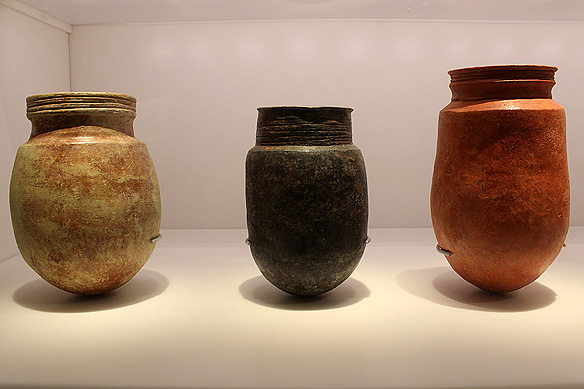 The 'Dilmun burial jars,' a cultural marker for Dilmun, were used throughout Dilmun, as well as exported [2000 – 1800 BC].
