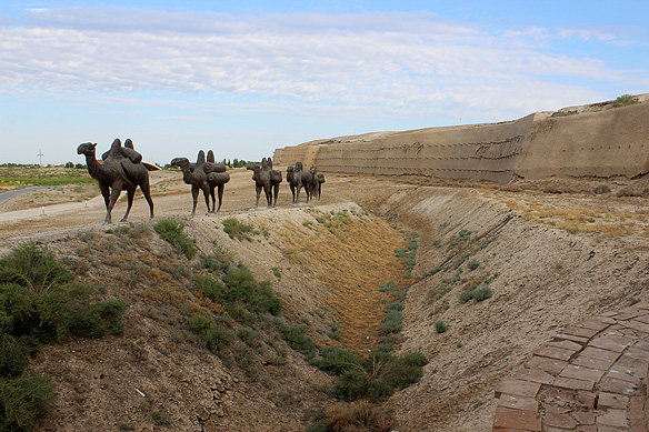 Perched on an 18-metres-high hill, the city was surrounded by a fortified wall and deep moat.