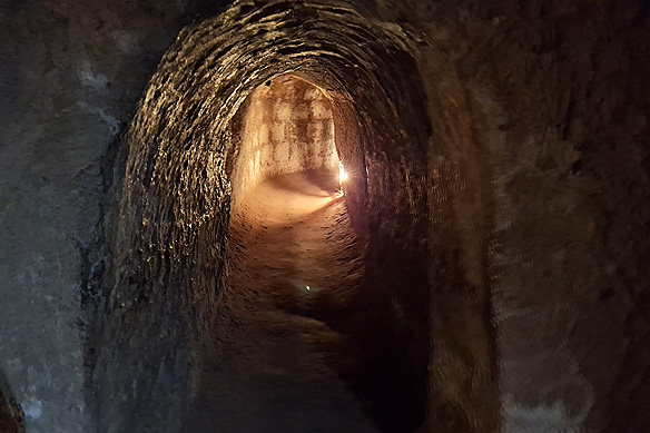 Ben Duoc Tunnel in the Cu Chi Tunnels network served as the base for Viet Cong's Regional Party Committee and Saigon-Gia Dinh Military Command.