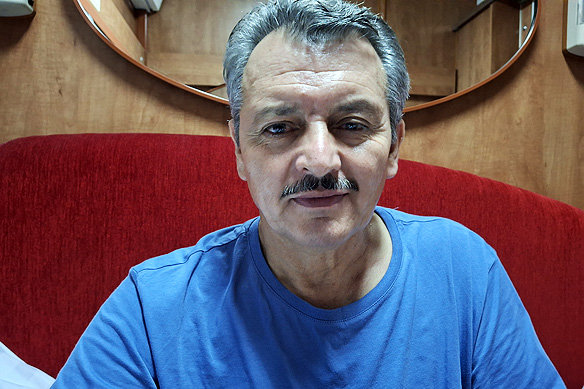 My co-traveller from Moscow to Kazan. Aschratscho is Persian—half-Afghan and half-Pamir.