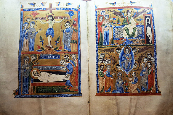 Royal Gospel by scribe and painter Sarkis Pitzak, 1336.