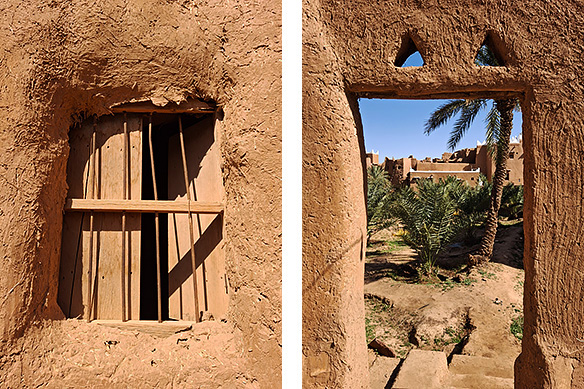 Looking in, Looking out. Ushaiqer heritage village in Saudi Arabia's Najd desert has been around for 1,500 years.
