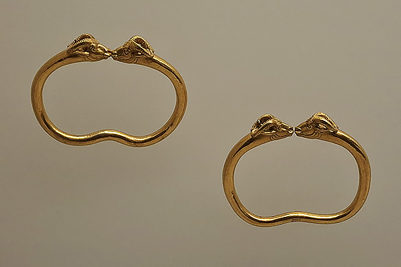 Ram-Headed Bracelet, Vani, Burial 11 of a noble Colchian woman, mid-5th Century BCE.