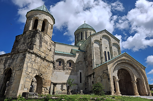 Bagrati Cathedral built by King Bagrat III in 1003 used to be a UNESCO-listed site. It lost its status after excessive restoration work.