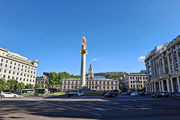 Early-19th Century Freedom Square AKA Liberty Square: The pride of Shota Rustaveli Avenue.